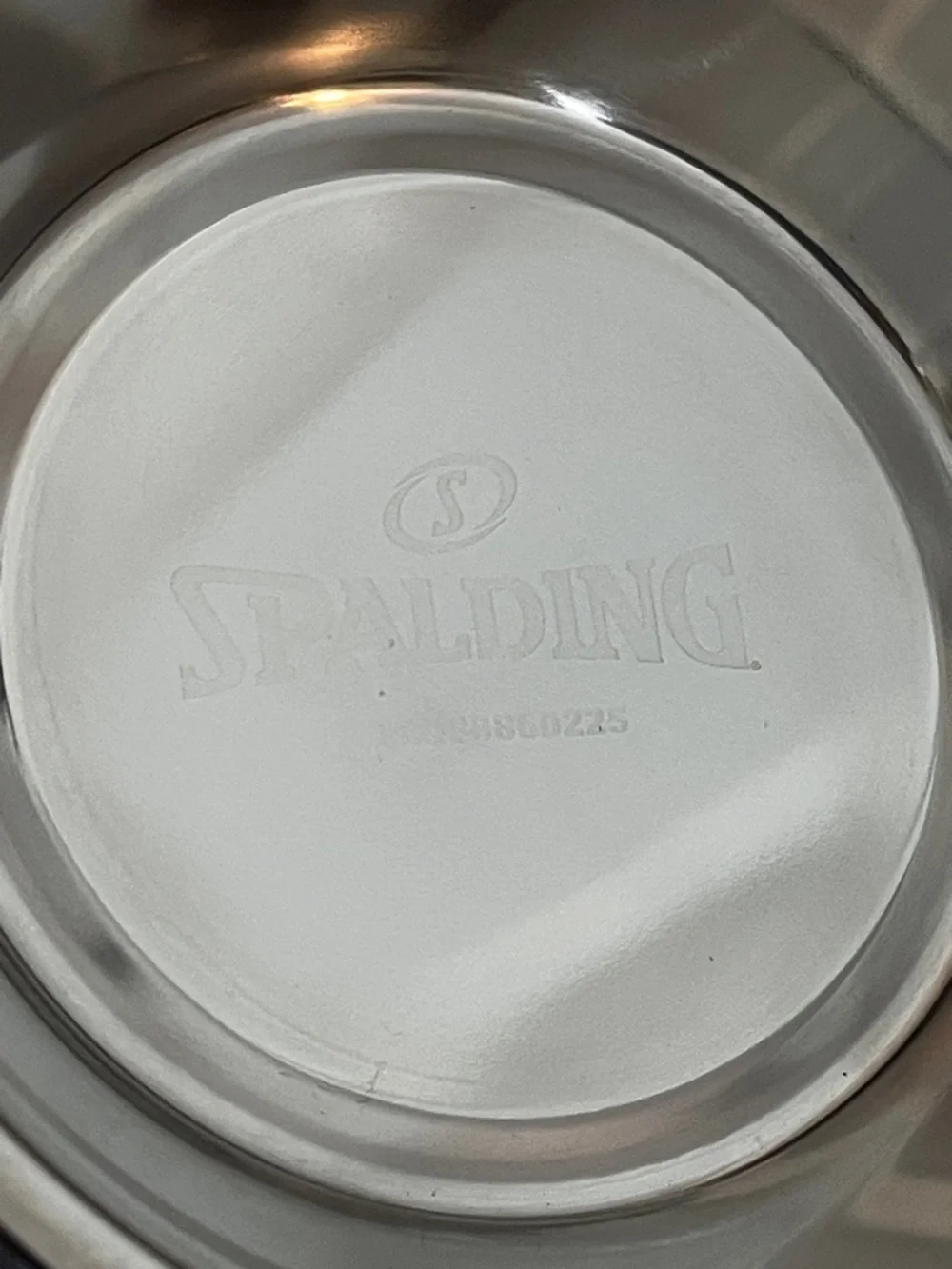 Spalding Baseball Dog Bowl Set (2-Pack) | Stainless Steel Pet Bowls | NEW
